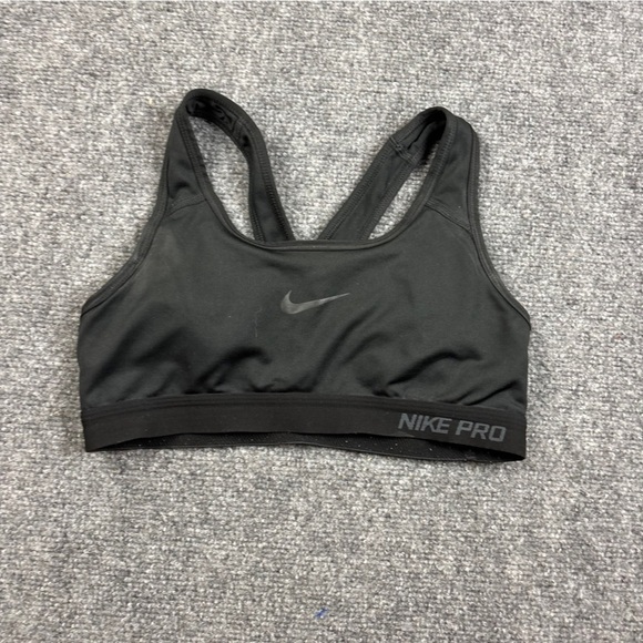 NIKE PRO Women’s Black Dri-Fit Sports Bra size: Small - Picture 1 of 7